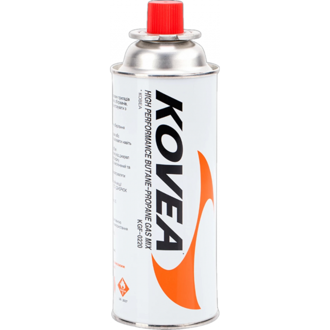 Цанговый газовый баллон KOVEA Nozzle type gas 220 g KGF-220 Цанговый газовый баллон KOVEA Nozzle type gas 220 g KGF-220
