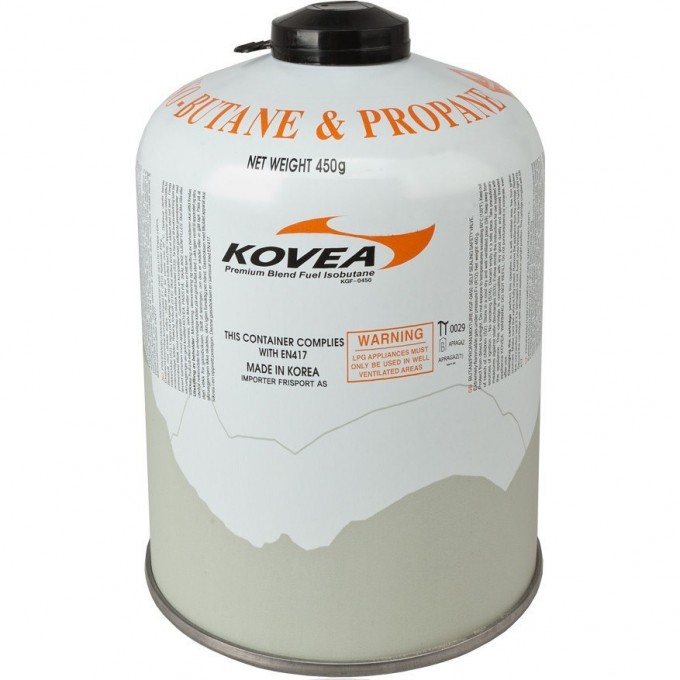 Баллон газовый резьбовой KOVEA Screw type gas 450 g KGF-450 Баллон газовый резьбовой KOVEA Screw type gas 450 g KGF-450